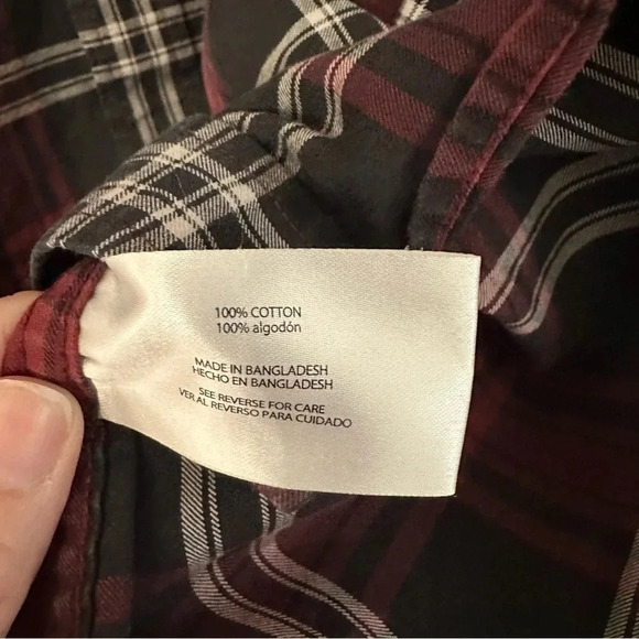 Orvis Plaid Button Down Long Sleeve Shirt Size Medium GUC - Picture 5 of 8